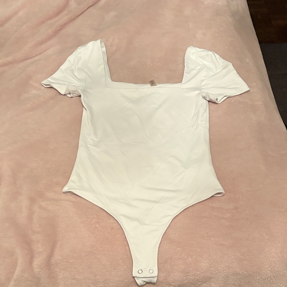 Elegant White Women's Bodysuit